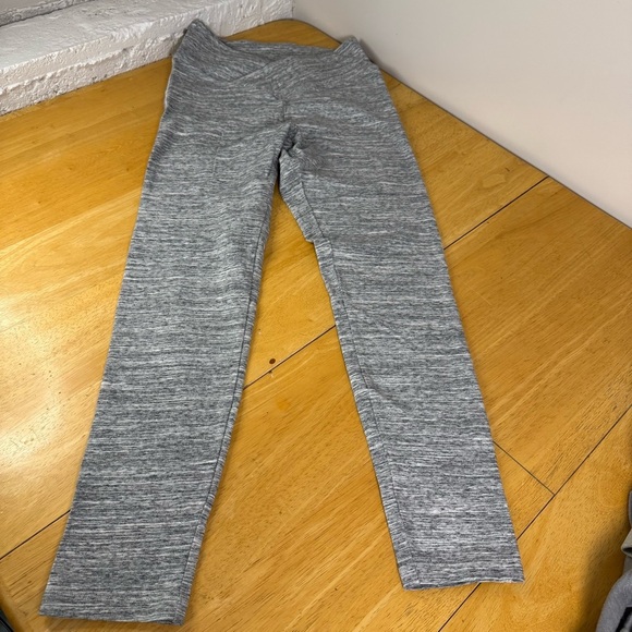 Pink Victoria Secret Womens Leggings Large Gray Activewear Gym - Picture 1 of 9